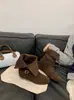Botines de Cuero Retro Estilo Coreano de Otoño Occidental Kuomei para Mujer, Modernos 2026 Nuevo Estilo con Tacón Oculto