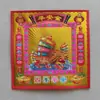 19X19 Láser Doble Cara Impresión a Color Estampado en Caliente Color Dorado Completo Loto Dorado Papel Dorado Plegado a Mano Fabricante de Papel Venta al por Mayor en Stock