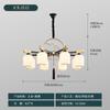 Nuevo candelabro estilo chino lámparas de sala de estar atmósfera clásica estudio dormitorio estilo antiguo hogar restaurante compartimento candelabro
