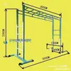 Casa Interior Exterior Fitness Treino de Força para Braços Escada de Nuvem Rastejante Móvel Estrutura de Escalada Escada Plana Altura Ajustável Branco