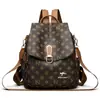 Bolso de Mujer de Moda 2026 Nuevo Mochila de Gran Capacidad para Mujer, Bolso de Viaje Casual Estampado de Gama Alta, Moderno