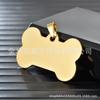 Acero Inoxidable Etiqueta para Mascotas Hueso Grande Etiqueta de Identificación para Perro Hueso Metal Etiqueta Antiperdida para Mascotas Etiqueta Grabada DIY