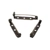Hebilla de seguridad de alfiler diy con cierre pasador de seguridad con agujero pasador simple disco broche insignia soporte para corsage pasador de joyería material