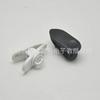 Audífono intraural con cable plano, clip para la oreja para MP3, clip giratorio para audífono, mini clip giratorio, clip para audífono tipo noodle