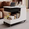 Mesa de Centro de Altura Ajustable Sala de Estar Hogar Gabinete Lateral de Sofá Apartamento Pequeño Carrito Pequeño Simple Mesa de Té Mesa Lateral Moderna para Sofá