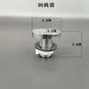Bico Aspersor de Entrada de Água para Vaso Sanitário Masculino Plástico Bico de Pato Entrada de Água Traseira Redonda Entrada/Saída de Água Tubo de Água Estendido Aspersor para Pia