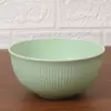 Tigela Listrada 15cm 9 Caixas Palha de Trigo Tigela de Macarrão Doméstica Restaurante Tigela de Arroz Anti-Queda Tigela de Macarrão 700ml Sopa