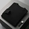 Novos Suéteres Masculinos de Lã Outono e Inverno, Pulôveres de Gola Redonda, Suéteres Grossos, Camisas Básicas Tricotadas Casuais para Jovens Venda por Atacado