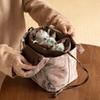 Juego de Té de Viaje Una Tetera Dos Tazas Bolsa de Almacenamiento Portátil para Exterior Bolsa de Almacenamiento Accesorios de Ceremonia de Té Bolsa de Té para Mujer Portátil