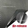 Película de fibra de carbono preto fosco brilhante vinil autoadesivo adesivo de carro console computador notebook carcaça
