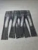 Jeans Masculino Retrô Americano Lavado de Perna Reta Tendência Estilo Coreano Solto de Perna Larga Emagrecedor Casual Calça Longa