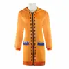 Kakegurui Yuu Tsukushi Luna Abrigo Largo Cosplay Yuu Tsukushi Disfraz Set Completo con Estilo de Anime Japonés
