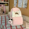 Mochila Fresca y Linda Estilo Academia de Puntos para Estudiantes 2025 Nueva Versátil Ligera de Dibujos Animados para Mujeres