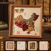 Fragancia Natural Herbal Seleccionada Cuidadosamente Arte para la Preservación de la Salud, Kit de Materiales Hechos a Mano para Bricolaje, Decoración Artística de Collage Creativo Cultural de la Medicina Tradicional China