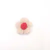 Flores Pompons Atacado em Estoque, Flores de Crochê em Lã, Acessórios para Penteados DIY, Broches para Roupas Feitos à Mão, Materiais Puros Feitos à Mão