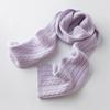 100% Cachemira Otoño e Invierno 2026 Estilo Nuevo Unisex Versátil Bufanda Larga de Punto Trenzado Calentador de Cuello Cálido