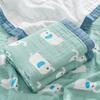 Toalla de Baño para Bebé, Gasa de Algodón Puro Clase a, Manta Absorbente para Recién Nacidos, Toalla de Baño para Bebés de Seis Capas para Recién Nacidos y Niños