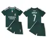26-27 Uniformes de Fútbol para Estudiantes de Primaria Número 7 de C Ronaldo Número 10 de Neymar Camiseta Conjunto de Camiseta para Niños Camiseta de Fútbol