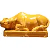 Figura de Cerámica Tang Sancai de Toro Mueble Decoración de Sala de Estar Buey del Zodiaco Vaca de Porcelana Oficina Decoración de Sala de Estar