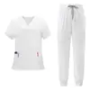 Uniformes quirúrgicos personalizados para hombre, de manga corta, elásticos, de secado rápido, ropa de trabajo para doctor, uniformes de verano para profesionales dentales, uniformes quirúrgicos para mujer