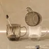 Taza de Lavado de Alta Calidad para Uso Doméstico, Nueva Taza Transparente de Lujo Ligero para Enjuague Bucal de Pareja, Vaso de Plástico para Cepillo de Dientes para Hotel y Casa de Huéspedes