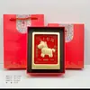 Llavero del Año del Caballo, Hazte Rico Inmediatamente, Haz una Fortuna Inmediatamente, Colgante para Teléfono Móvil, Oro Puro 999, Cadena para Teléfono Móvil, Colgante para Bolso, Venta al por Mayor