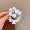 Goma para el pelo satinada floral Maillard para mujer, alta elasticidad, liga para el pelo duradera que no daña el cabello, accesorio elástico para el pelo