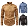 Otoño/Invierno 2026 Nuevo Talla Europea Amazon Camisa Casual de Manga Larga para Hombre Moda Transfronteriza para Hombre Camisa Estampada