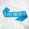 Nuevo Inglés feliz cumpleaños Cumpleaños Correa de Hombro Cumpleaños Banda para el Cabello Corona Idioma Banda para el Cabello Brillo Dorado Transfronterizo