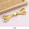 Hebilla de Disco Tejida a Mano, Hebilla de Mariposa de Jade Estilo Chino, Botón de Perla para Cheongsam, Accesorios de Botón Superior Estilo Retro Dinastía Han
