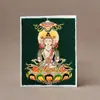 Thangka Cinabrio, Pintura del Quinto Maestro, Farmacéutico Zakiram, Vida Pasada y Vida Presente, Madre Verde Benmingfo, Puede Cambiar la Imagen, Thangka Marea Nacional