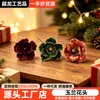 Venta al por mayor personalizada de fabricantes de cabezas de flores de magnolia, accesorios de fotografía festivos de terciopelo, decoraciones de tienda, adornos, cabezas de flores de magnolia