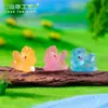 Miniaturas de unicornios brillantes para microlandscapes, decoraciones creativas de luz nocturna, accesorios DIY para paisajismo de jardines y pequeños adornos decorativos