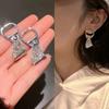 Pendientes para mujer, joyería coreana sencilla y popular, pendientes retro de alta gama, elegantes como los de las celebridades de internet, pendientes de perlas para principios de primavera.