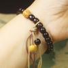 Pulsera de cuentas de sándalo rojo y manzana de 7 mm, cuentas de amor Rey Kong Buda, joyería para mujer, texto, juego, simple, joyería DIY, venta al por mayor