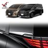 Adecuado para Toyota 23 Alphard serie 40 coche modificado moldura lateral de la ventana tira brillante especial para ventana trasera Vellfire