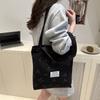 2025 Nuevo Estilo Estampado Hermoso Simple Casual Gran Capacidad Personalizado Moda Bolsas de Tote de Compras Bolsas de Tote de Hombro para Mujeres