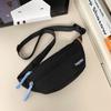Nuevo y popular bolso de cintura para parejas, bandolera informal de tela de nailon, bolso de pecho para hombres, para deportes de equitación, viajes al aire libre, bolso cruzado pequeño