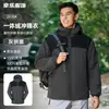 Chaquetas de exterior hechas a medida para hombres y mujeres, adecuadas para senderismo, a prueba de viento y resistentes al frío, con bordado e impresión de logotipo disponibles