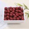 Contas Redondas de Cristal de Vidro Imitando Jade Feitas à Mão para Pulseira DIY Colar Grampo de Cabelo Material de Jade Contas Soltas Acessórios para Miçangas Atacado