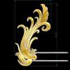 Yiwu raio dourado cor cobre banhado a ouro DIY ponto esmeralda imitação ouro queimado azul esmalte fênix um par de acessórios de cabelo B3463