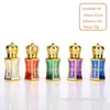 Fornecido Diretamente do Fabricante, Garrafas de Perfume com Embalagem Colorida, Garrafas de Óleo Essencial, Frascos Spray para Perfume, Frascos de Amostra, Garrafas de Vidro Vazias com Rolo Dourado