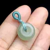 Pingente de Paz de Ágata Branca Pequeno Acessório Charme, Pingente de Calcedônia Acessórios de Contas para Pulseira DIY, Vários Estilos, Lote Misto de 28 Cores