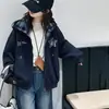 Abrigo para Niñas para Primavera y Otoño 2026 Nueva Moda Casual Superior para Niños Mayores, Chaqueta con Capucha y Cremallera de Otoño para Niñas