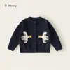 Bangxuan Huzhou Zhili Roupas Infantis Malhas para Bebês Desenhos Animados Tops de Lã para Bebês Roupas de Meninos Jaquetas de Meninas