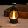 Lâmpada Mini Pônei Retrô LED Eletrônica Portátil Lâmpada de Vela Prop de Luz Decorativa para Atmosfera Presente de Aniversário Pequeno Ornamento