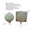 3D Terra Lua Forma Silicone Vela Molde Gota Gesso Molde de Silicone BK8134 BK8228