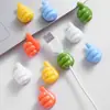 Cable de Datos Gancho sin Rastro en Forma de Pulgar para Organizar y Fijar, Almacenamiento en Casa, Creativo, Sencillo, Lindo Dibujo Animado Mano Pequeña Gancho Adhesivo