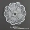 Nuevas Flores Bordadas por Computadora de Bai Xi, Flores Decorativas 3D Cosidas a Mano, Flores para Zapatos DIY, Decoraciones para Ramilletes, Bordado con Tubos de Perlas
