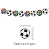 Itens Populares Transfronteiriços: Decorações de Festa Temáticas de Futebol da Copa do Mundo, Montagem de Ambiente de Futebol, Utensílios de Mesa, Faixas, Toalhas de Mesa, Guardanapos